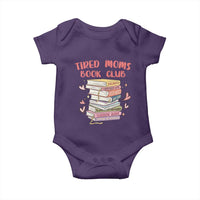 Tired Moms Book Club Baby Onesie Funny Bookish
