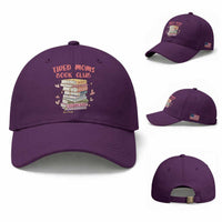 Tired Moms Book Club Baseball Cap Funny Bookish