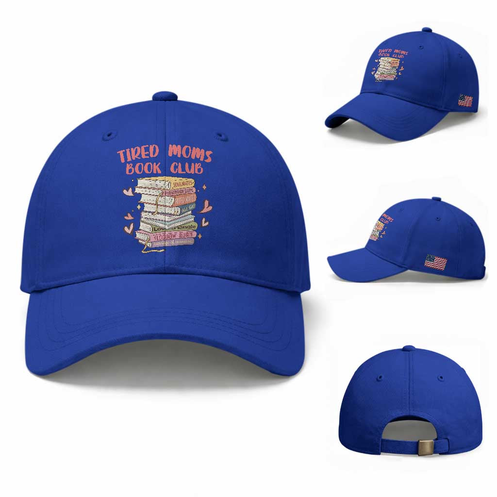 Tired Moms Book Club Baseball Cap Funny Bookish