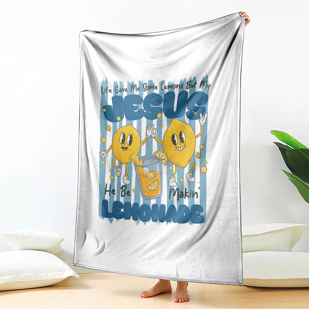 Jesus Lemonade Throw Blanket Life Gave Me Some Lemons