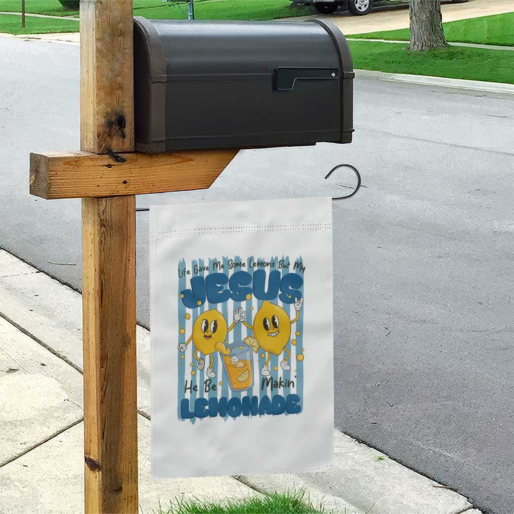 Jesus Lemonade Garden Flag Life Gave Me Some Lemons
