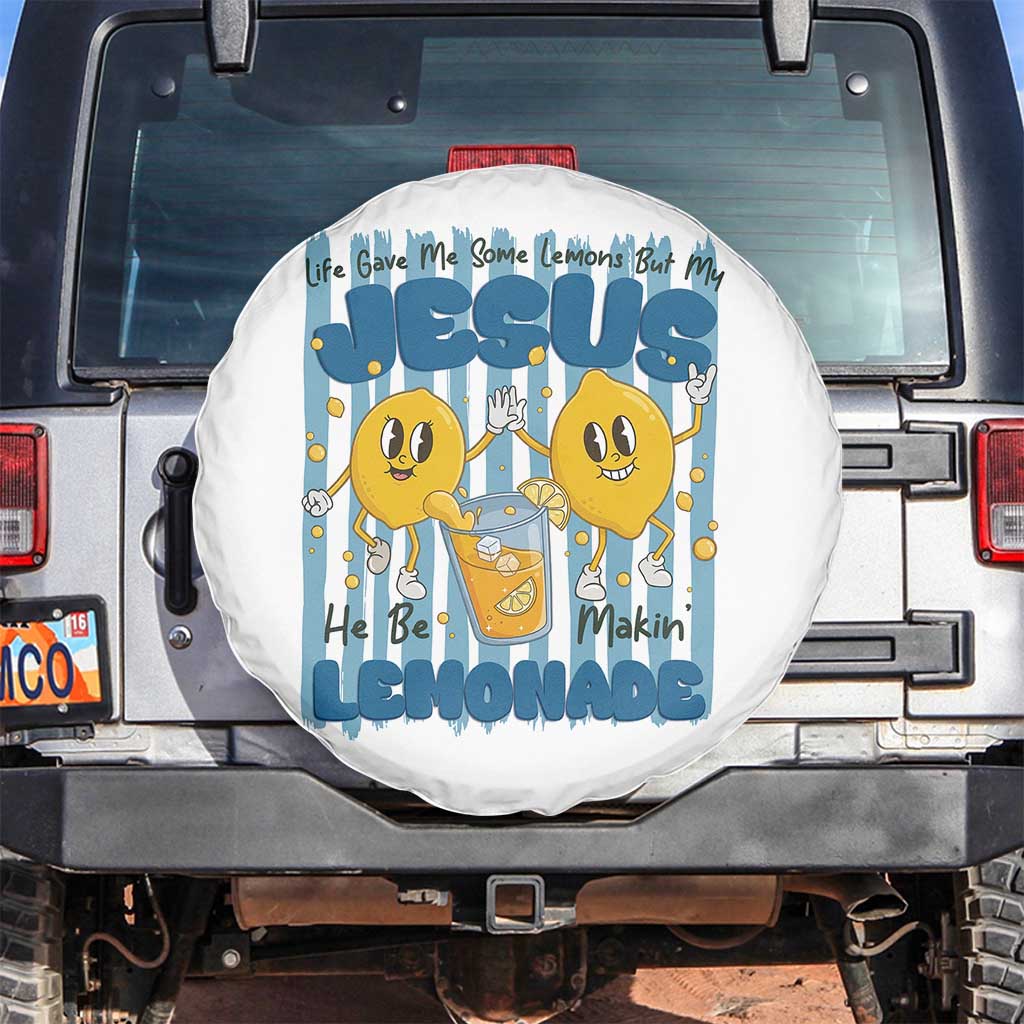 Jesus Lemonade Spare Tire Cover Life Gave Me Some Lemons