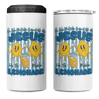Jesus Lemonade 4 in 1 Can Cooler Tumbler Life Gave Me Some Lemons