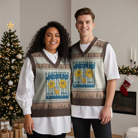 Jesus Lemonade V-Neck Knit Sweater Vest Life Gave Me Some Lemons