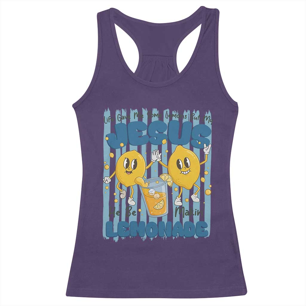 Jesus Lemonade Racerback Tank Top Life Gave Me Some Lemons