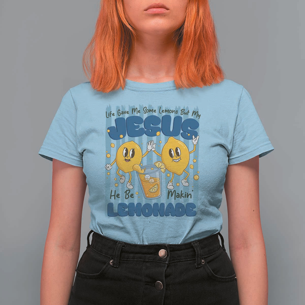 Jesus Lemonade T Shirt For Women Life Gave Me Some Lemons