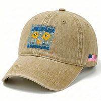 Jesus Lemonade Washed Cotton Baseball Cap Life Gave Me Some Lemons