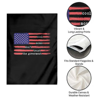 Cool Moms Don't Trust the Government Garden Flag Patrioctic Mama Anti Government