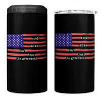 Cool Moms Don't Trust the Government 4 in 1 Can Cooler Tumbler Patrioctic Mama Anti Government