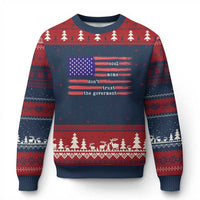Cool Moms Don't Trust the Government Ugly Christmas Sweater Patrioctic Mama Anti Government