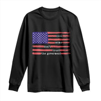 Cool Moms Don't Trust the Government Long Sleeve Shirt Patrioctic Mama Anti Government