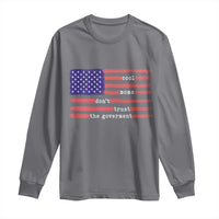 Cool Moms Don't Trust the Government Long Sleeve Shirt Patrioctic Mama Anti Government