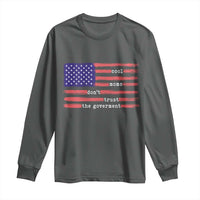 Cool Moms Don't Trust the Government Long Sleeve Shirt Patrioctic Mama Anti Government