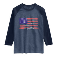 Cool Moms Don't Trust the Government Raglan Shirt Patrioctic Mama Anti Government