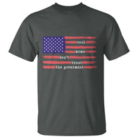 Cool Moms Don't Trust the Government T Shirt Patrioctic Mama Anti Government