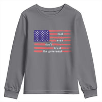 Cool Moms Don't Trust the Government Youth Sweatshirt Patrioctic Mama Anti Government