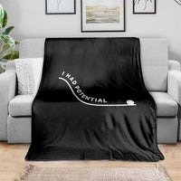 I Had Potential Throw Blanket Funny Sci-Fi Book Lover