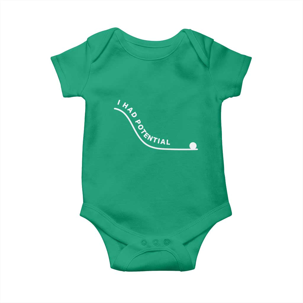 I Had Potential Baby Onesie Funny Sci-Fi Book Lover