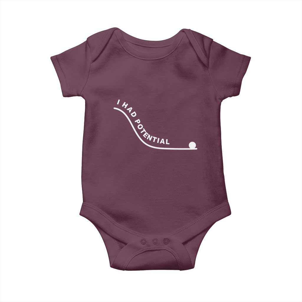 I Had Potential Baby Onesie Funny Sci-Fi Book Lover