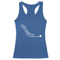 I Had Potential Racerback Tank Top Funny Sci-Fi Book Lover