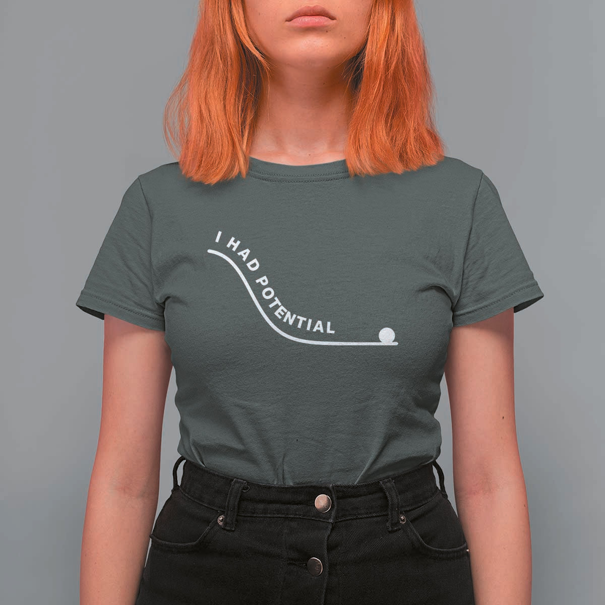 I Had Potential T Shirt For Women Funny Sci-Fi Book Lover