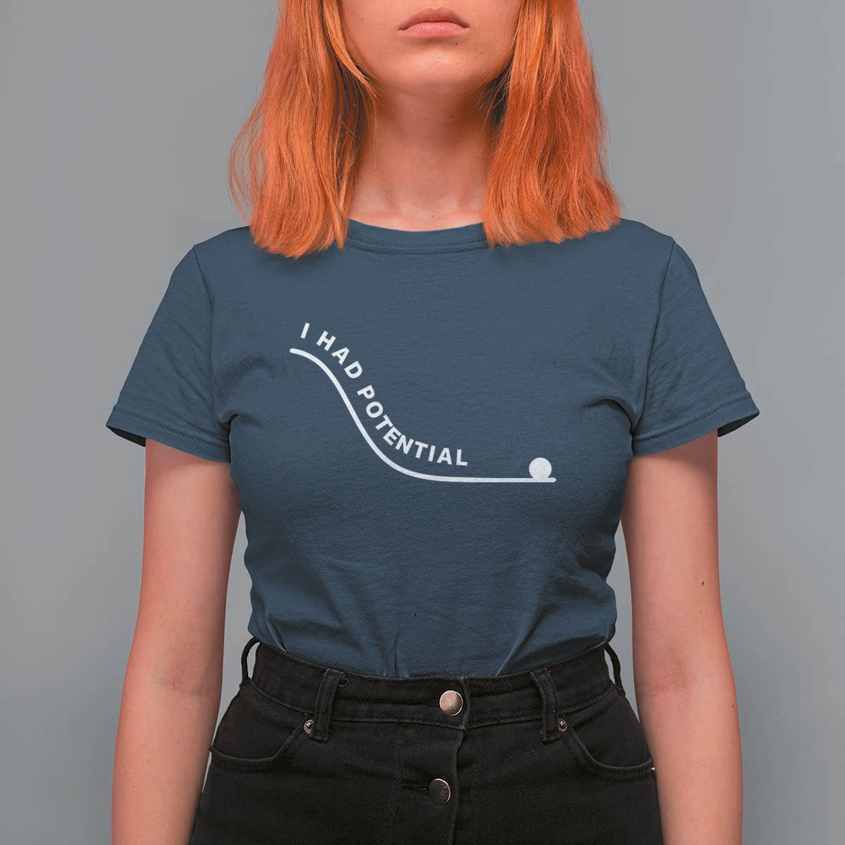 I Had Potential T Shirt For Women Funny Sci-Fi Book Lover