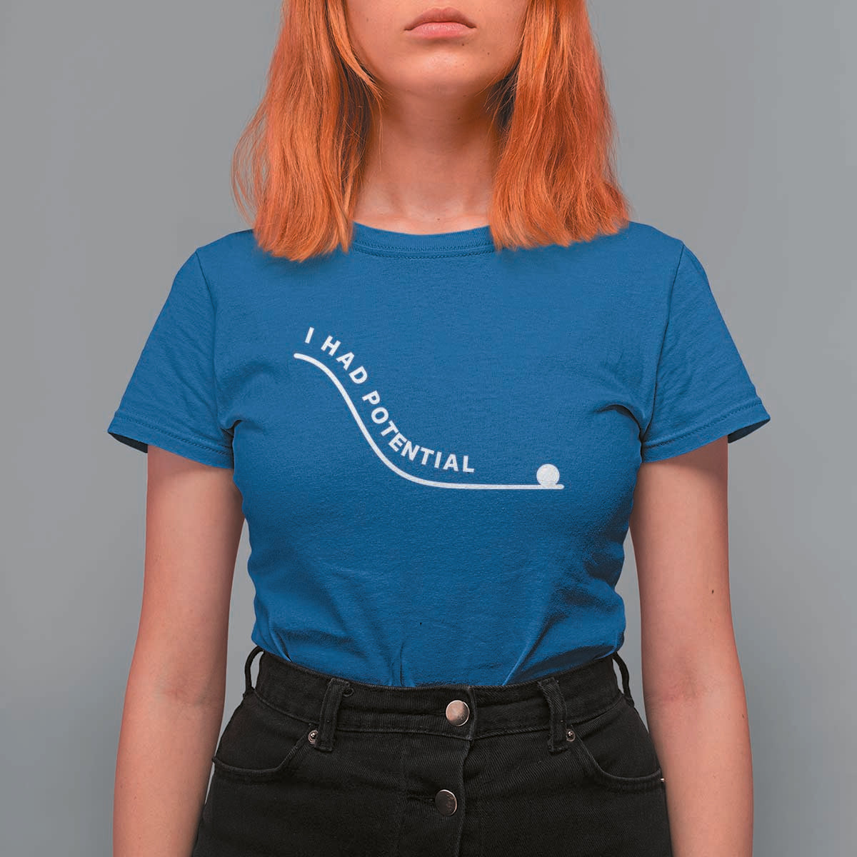 I Had Potential T Shirt For Women Funny Sci-Fi Book Lover