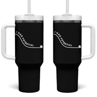 I Had Potential Tumbler With Handle Funny Sci-Fi Book Lover