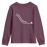 I Had Potential Youth Sweatshirt Funny Sci-Fi Book Lover