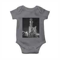 Funny Cat Selfie Lunar Mission 2026 Baby Onesie