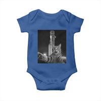 Funny Cat Selfie Lunar Mission 2026 Baby Onesie