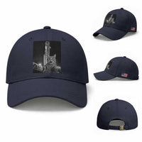 Funny Cat Selfie Lunar Mission 2026 Baseball Cap
