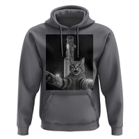 Funny Cat Selfie Lunar Mission 2026 Hoodie