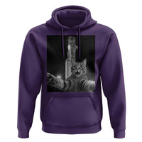 Funny Cat Selfie Lunar Mission 2026 Hoodie