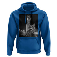 Funny Cat Selfie Lunar Mission 2026 Hoodie