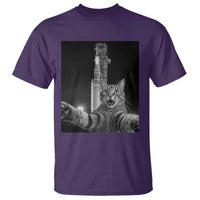Funny Cat Selfie Lunar Mission 2026 T Shirt