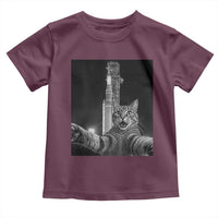 Funny Cat Selfie Lunar Mission 2026 Toddler T Shirt