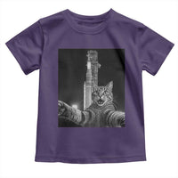 Funny Cat Selfie Lunar Mission 2026 Toddler T Shirt