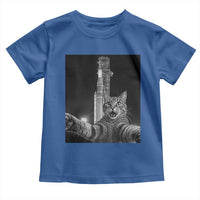 Funny Cat Selfie Lunar Mission 2026 Toddler T Shirt