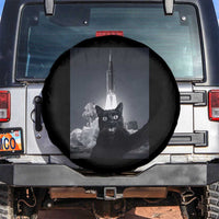Funny Black Cat Selfie Spare Tire Cover Back To The Moon Mission 2026