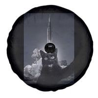 Funny Black Cat Selfie Spare Tire Cover Back To The Moon Mission 2026