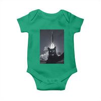 Funny Black Cat Selfie Baby Onesie Back To The Moon Mission 2026