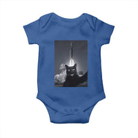 Funny Black Cat Selfie Baby Onesie Back To The Moon Mission 2026