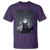 Funny Black Cat Selfie T Shirt Back To The Moon Mission 2026