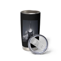 Funny Black Cat Selfie Tumbler Cup Back To The Moon Mission 2026