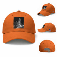 Funny Cat Selfie with Bigfoot Baseball Cap Back To The Moon Mission 2026