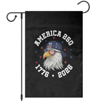 250 Years American Anniversary Garden Flag Patriotic Bald Eagle Fourth of July