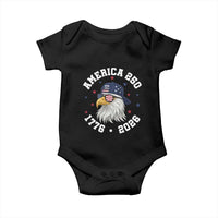 250 Years American Anniversary Baby Onesie Patriotic Bald Eagle Fourth of July