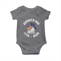 250 Years American Anniversary Baby Onesie Patriotic Bald Eagle Fourth of July