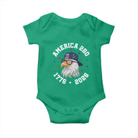 250 Years American Anniversary Baby Onesie Patriotic Bald Eagle Fourth of July
